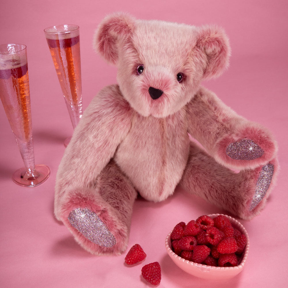 15 In. Special Edition Raspberry Champagne Bear