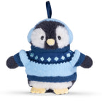 4 In. Arctic Holiday Ornament Set of 5 Penguins