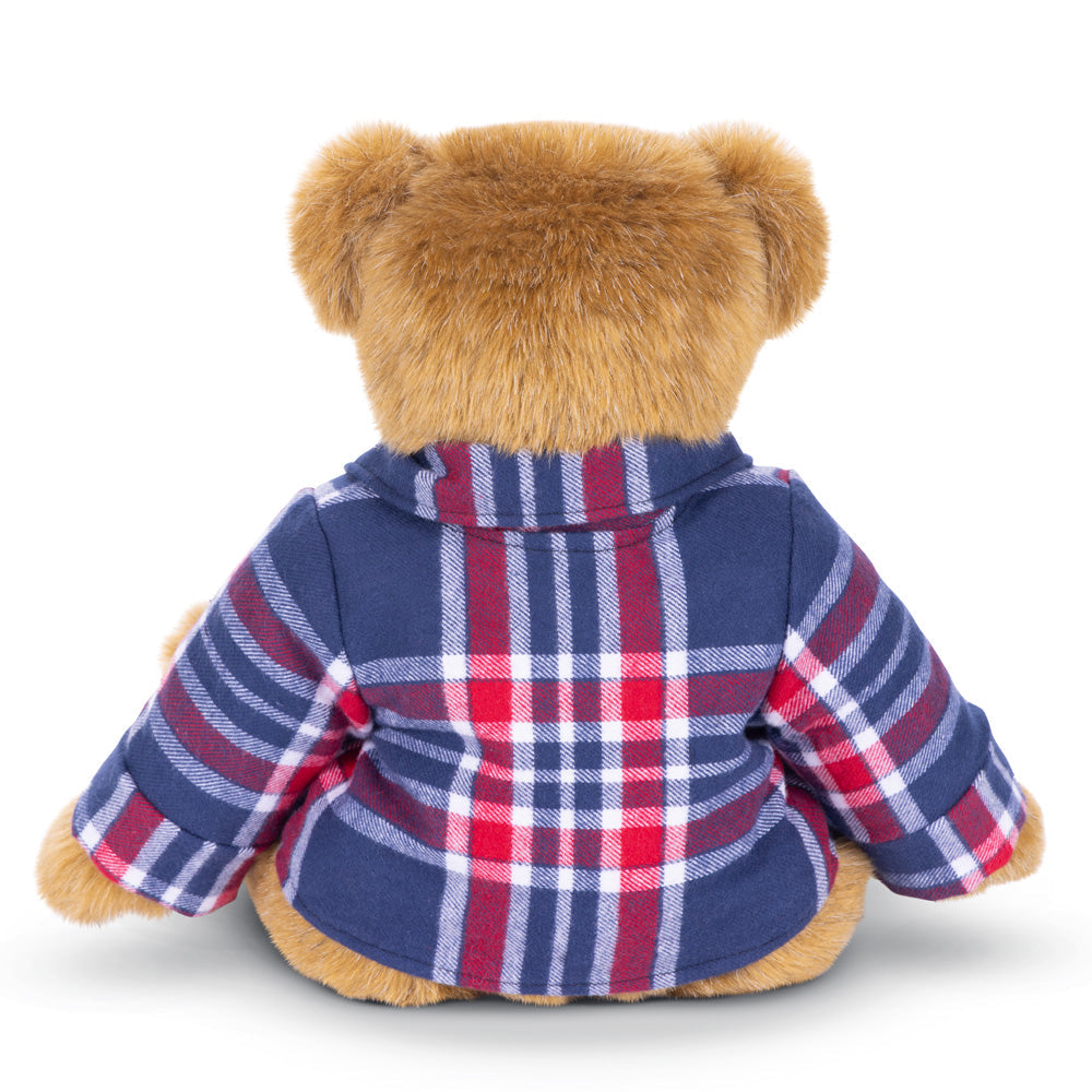 15 In. Vermont Flannel Bear, Liberty Plaid