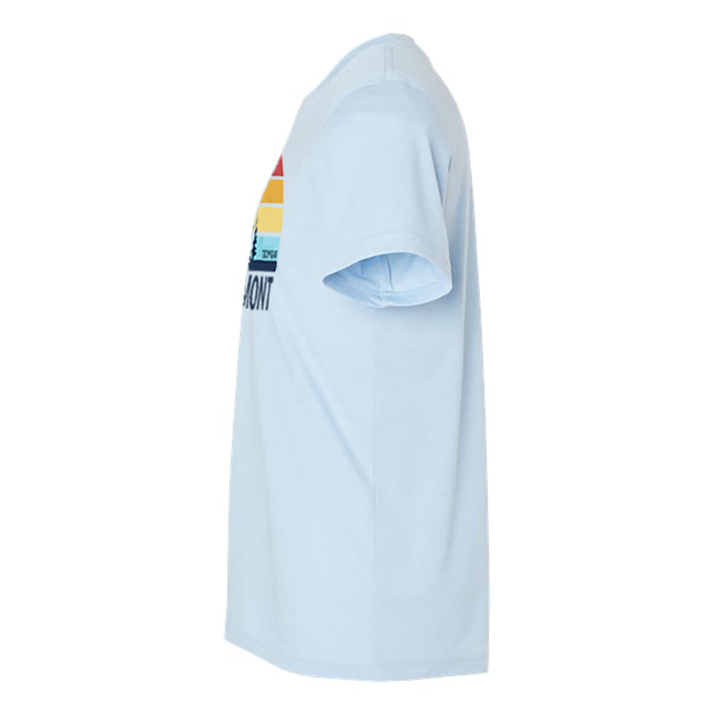 Vermont Sunrise Graphic T-shirt, Light Blue
