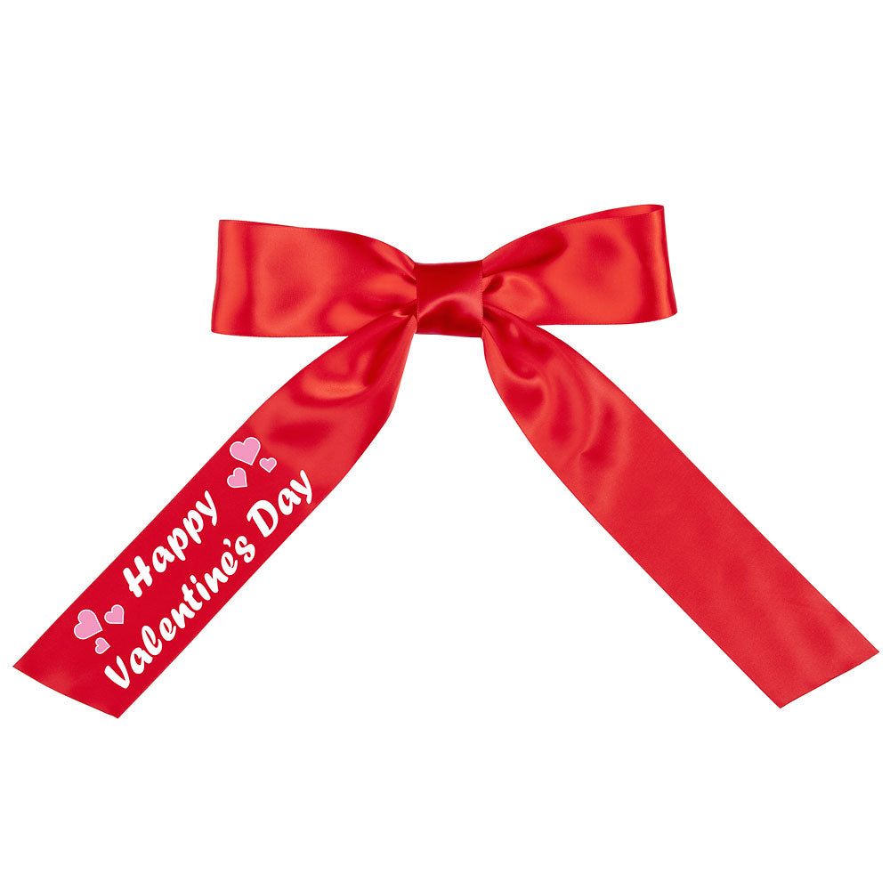 3 to 4 Ft. Happy Valentine's Day Bow with Tails