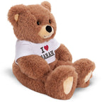 18 In. Oh So Soft Teddy I HEART You T-Shirt Bear