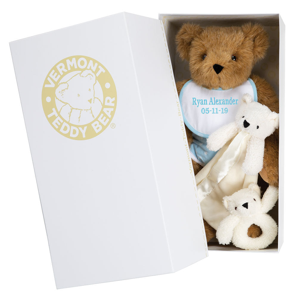 Upgraded Packaging for 15 In. Classic Bears, White